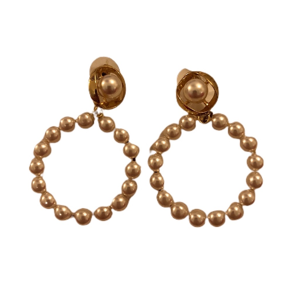 Faux Pearl Earrings